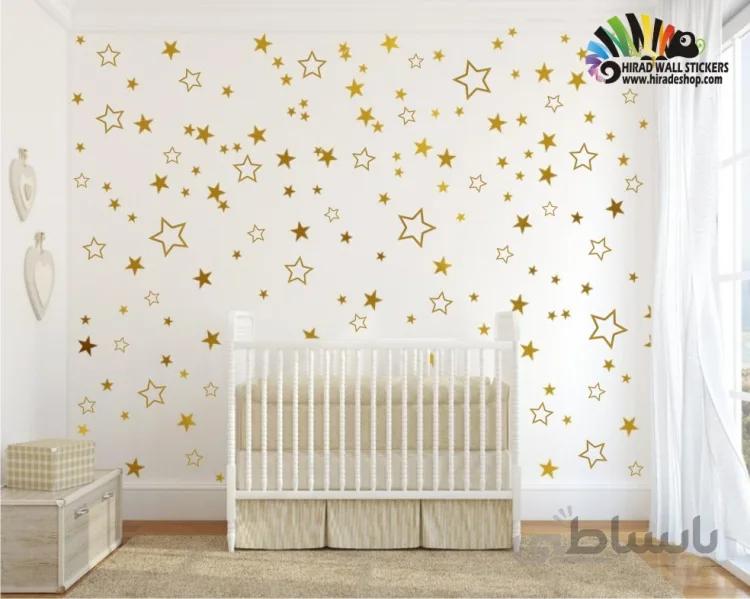 استیکر ستاره اتاق کودک star wallstickers کد h431
