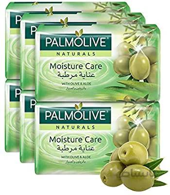 صابون پالمو لایو ۱۷۰ گرم همراه با عصاره آلوئه ورا و روغن زیتون – باکس ۶ عددی – Palmolive soap moisture care – whit aloe & olive oil