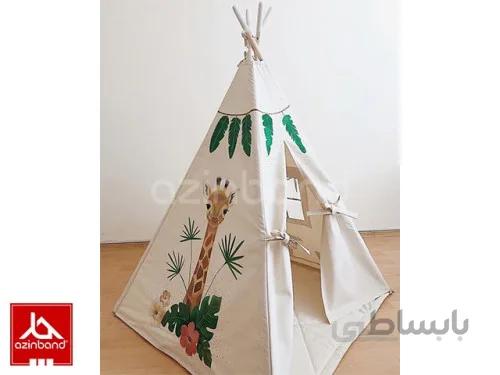 چادر سرخپوستی طرح زرافه