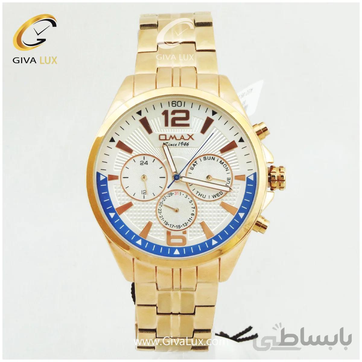 ساعت مچی مردانه اورجینال سه موتوره OMAX مدل GX49R68I