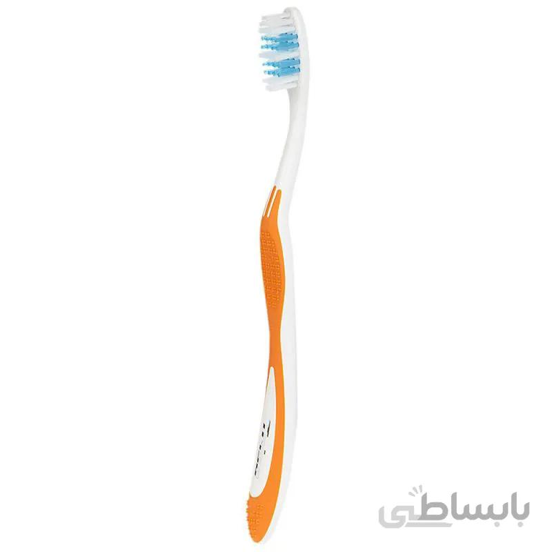 مسواک تریزا مدل Focus Pro Clean با برس نرم نارنجی