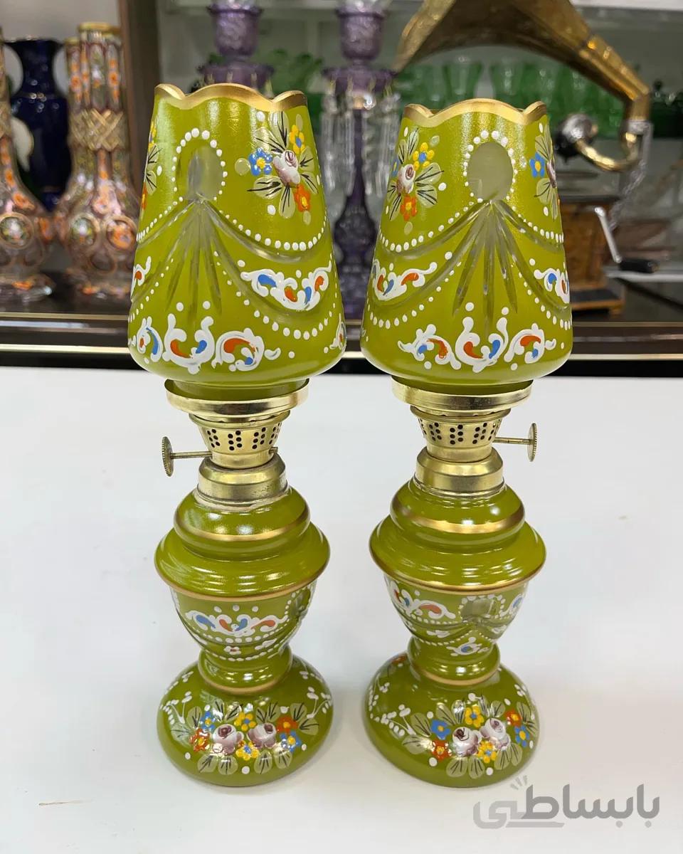 یک جفت چراغ موشی آنتیک کد 905446
