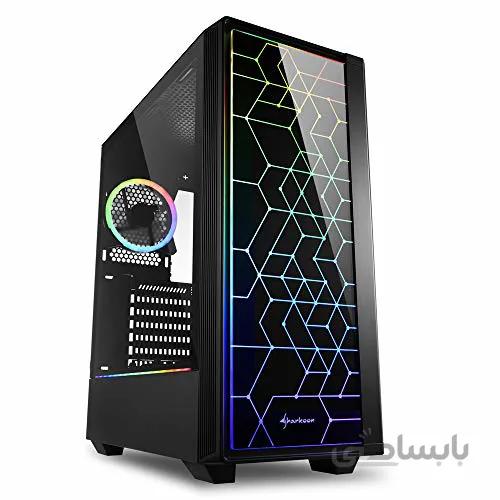 کیس کامپیوتر PC Sharkoon RGB LIT 100