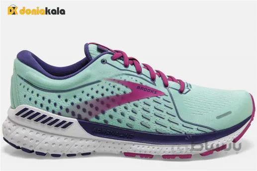 کفش بروکس ادرنالین جی تی اس اورجینال پیاده روی | روزمره | کف پای صاف Brooks Adrenaline GTS 21 1203291B339 ا Walking shoes Daily Flat feet Brooks Adrenaline GTS 21 1203291B339