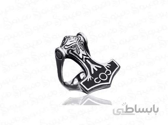 انگشتر مردانه طرح تبر ثور 12509