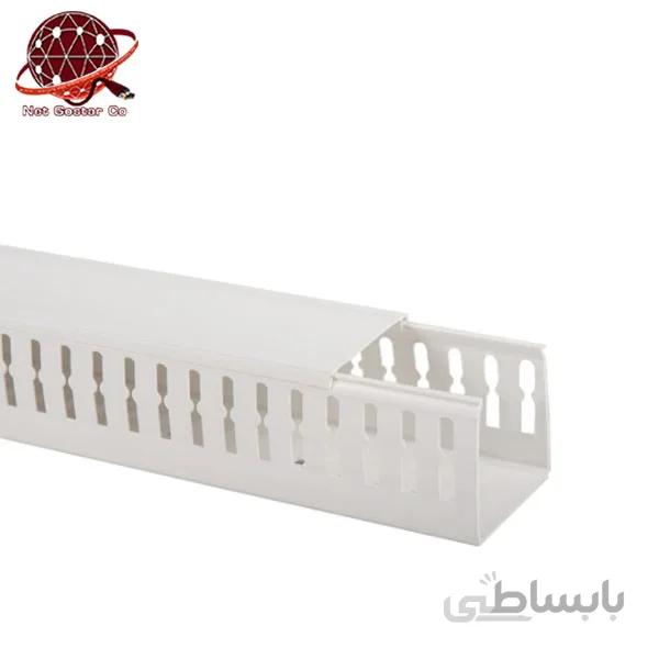 داکت شیاردار سفید 30*30