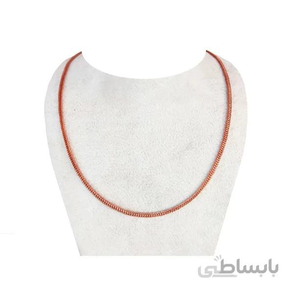 زنجیر مسی ماری نازک 60CM کد JW325