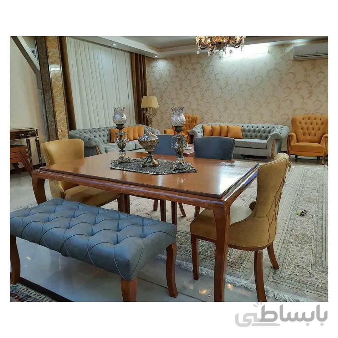 میز ناهار خوری چستر با نیمکت