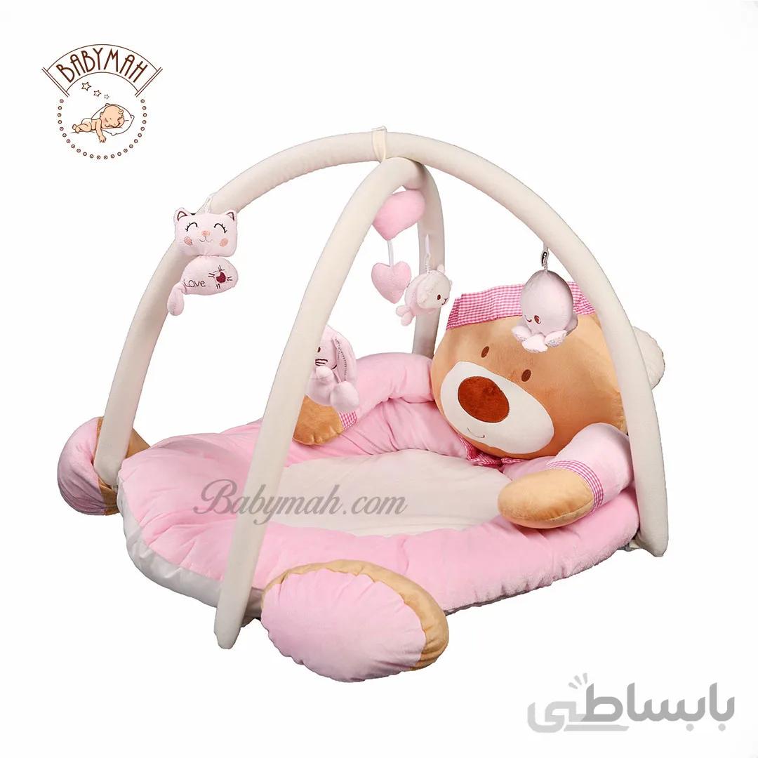 تشک بازی خرس تدی رنگ صورتی