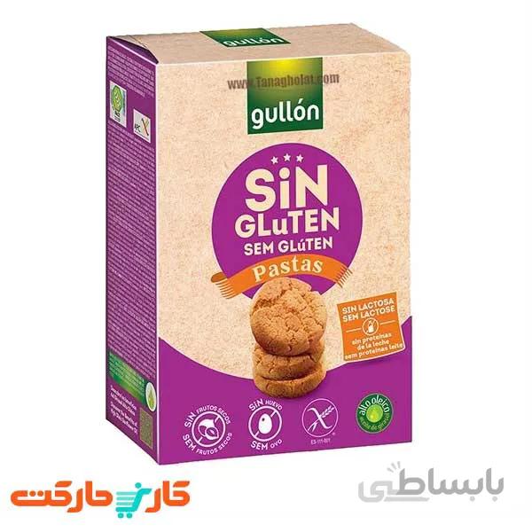 کوکی ساده 200 گرم مدل پاستاس بدون گلوتن گولون gullon