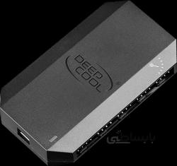 هاب فن SATA به ۱۰ پورت سوکت ۴ پین دیپ کول مدل اف اچ ۱۰ ا (Deep Cool FH-10 SATA to 10x 4Pin Case Fan Hub)