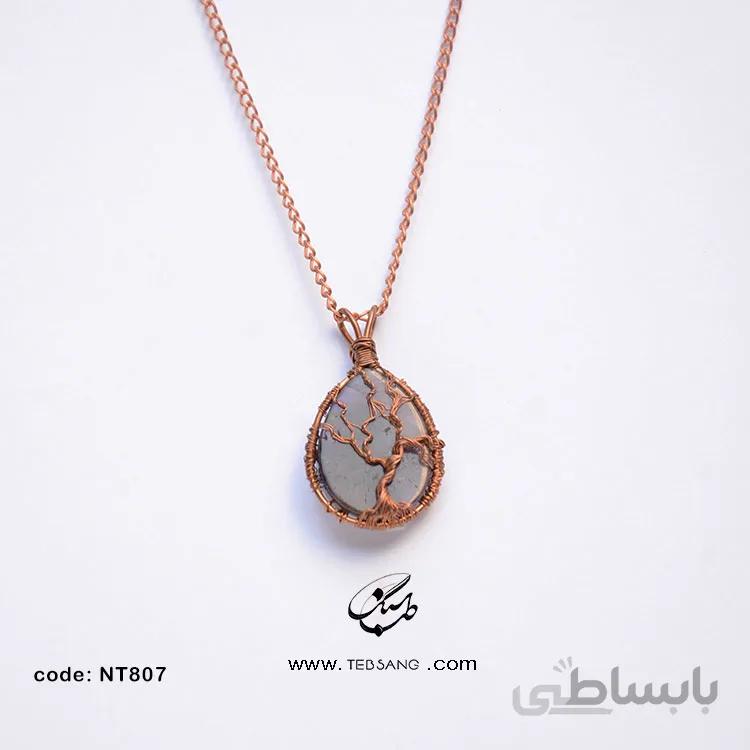 گردنبند زنانه سنگ آمیتیست NT-807