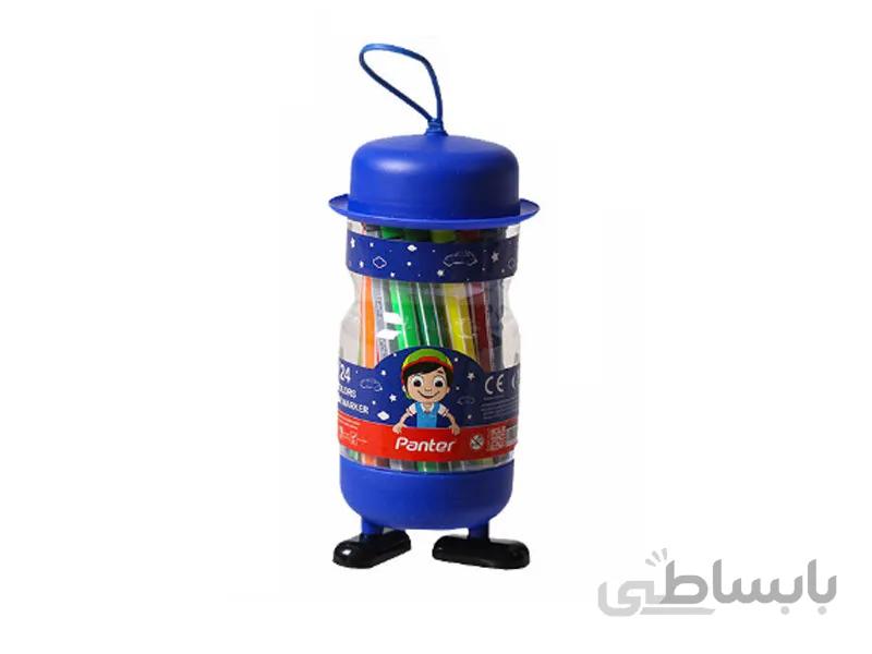 ماژیک رنگ امیزی 24 رنگ پنتر طرح عروسکی