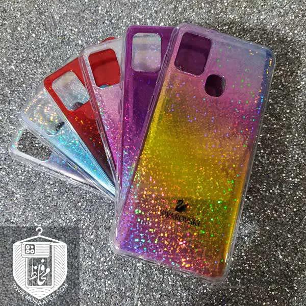 قاب اکلیلی سامسونگ Galaxy A21s طرح SWAROVSKI کد SA497