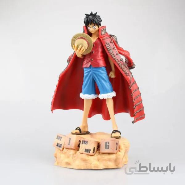 اکشن فیگور و تقویم ابدی شخصیت لوفی از انیمه وان پیس one piece luffy eternal calender