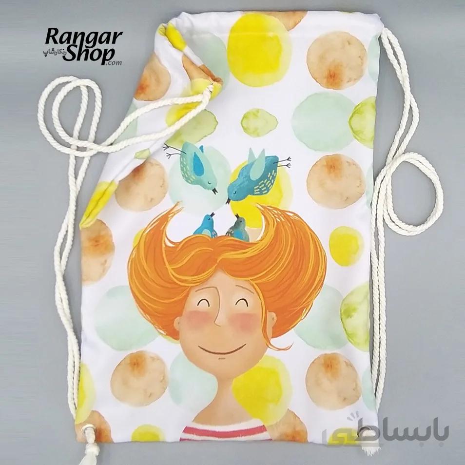 کوله طرح دختر پرنده ای
