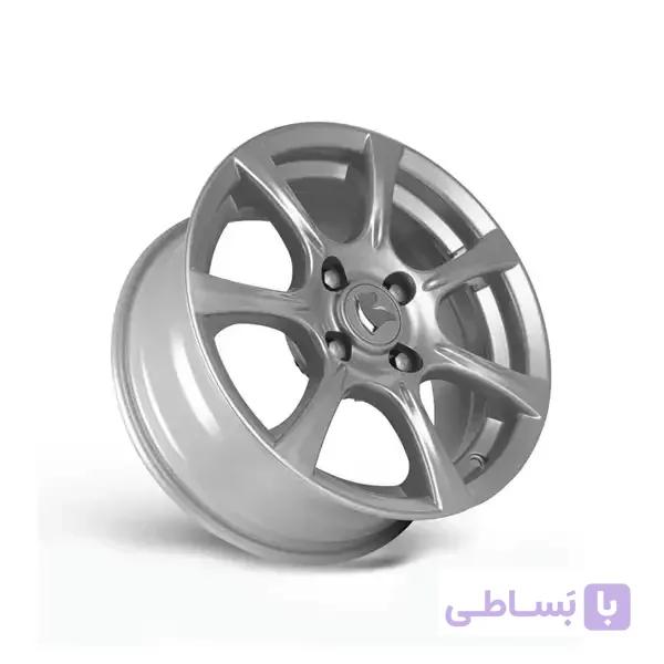 رینگ چرخ نقره ای کد JH3 سایز 15 اینچ