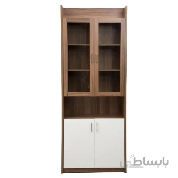 کتابخانه اداری شیشه دار فوبورو مدل ارکات 2