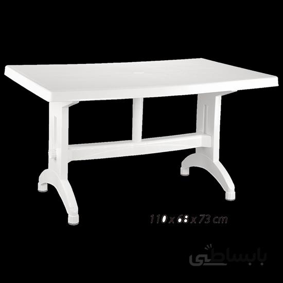 میز 6 نفره مستطیل ناصر پلاستیک مدل 924