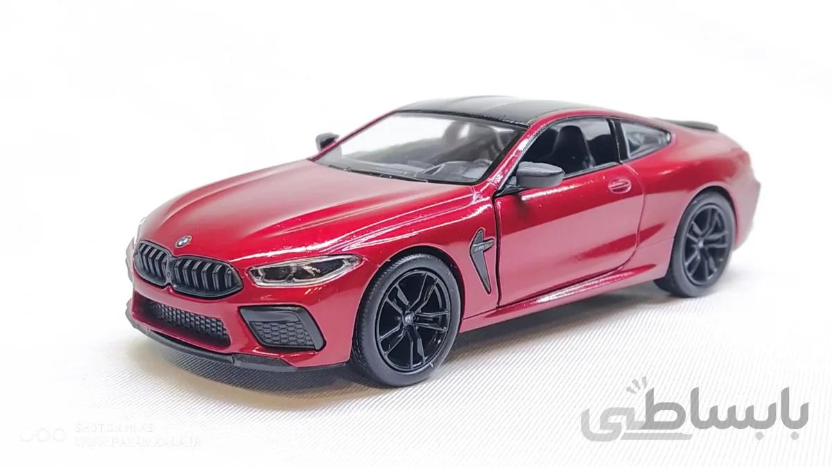 ماشین فلزی ب ام و (BMW M8 COMPETITION COUPE KINSMART) قرمز