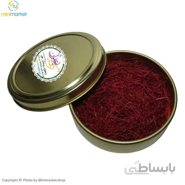 زعفران نگین اتویی لوکس – 1 مثقال ا زعفران سوپر نگین اتویی لوکس بسته بندی خاتم