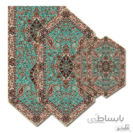 سرویس کامل رومیزی ترمه طرح سالار کد 617
