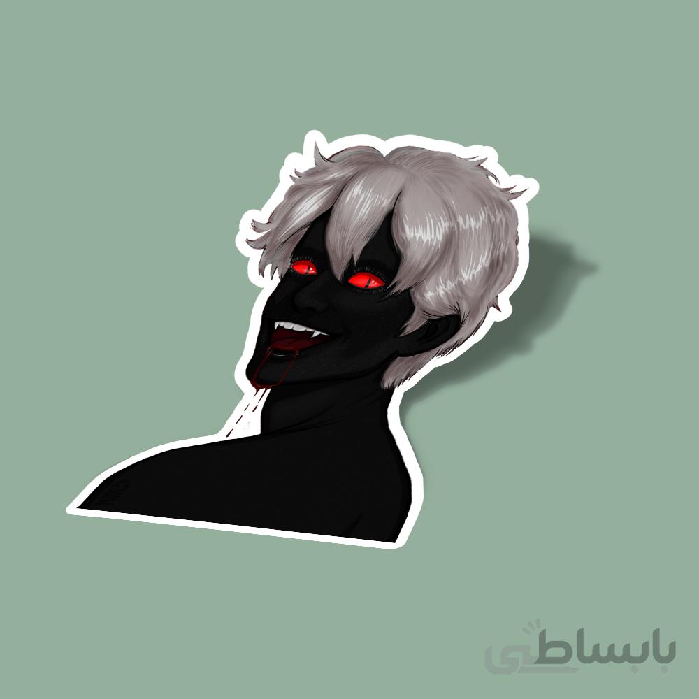 استیکر Black Monster