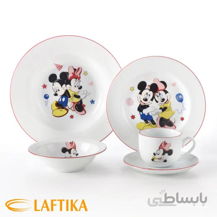 چینی زرین سرویس کودک 5 پارچه میکی موس (گرد)