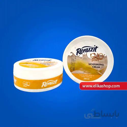 کرم مرطوب کننده و جوانساز Q10 Plus رینوزیت 200 میل ا Renuzit Q10 Anti age Moisturizing Cream