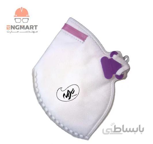 ماسک تنفسی بدون سوپاپ ترمه FFP2 مدل ۲۶۰۱ ( بسته ۲۰ عددی )