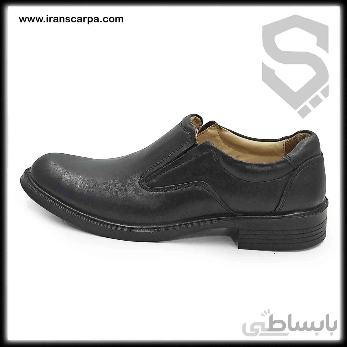 کفش چرم اداری مردانه مدل سانتو