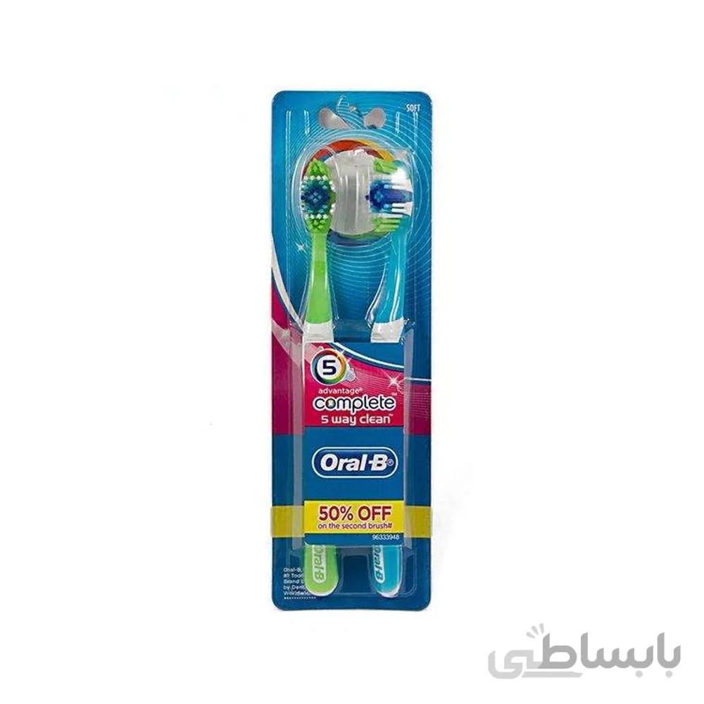 مسواک اورال بی COMPLETE 5WAY CLEAN +مشخصات، قیمت و خرید