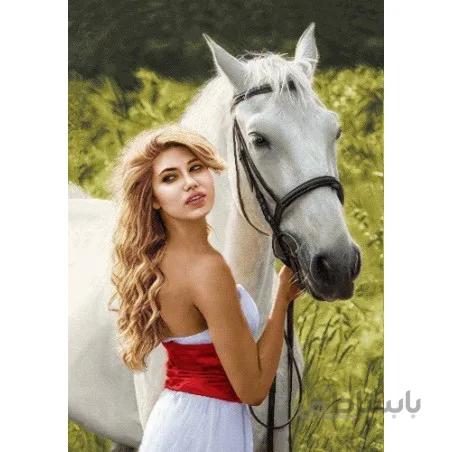 نخ و نقشه تابلو فرش طرح فرانسوی کد 159