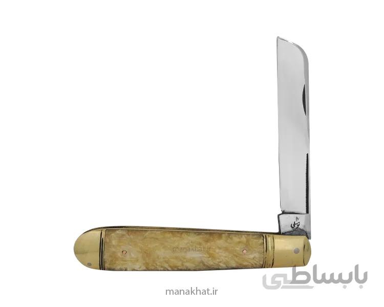 قلمتراش تک تیغه 13 سانت جواد توسلی دسته فیبر طلایی