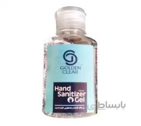 ژل ضدعفونی کننده و پاک کننده الکلی Golden Clear حجم 120 میلی لیتر