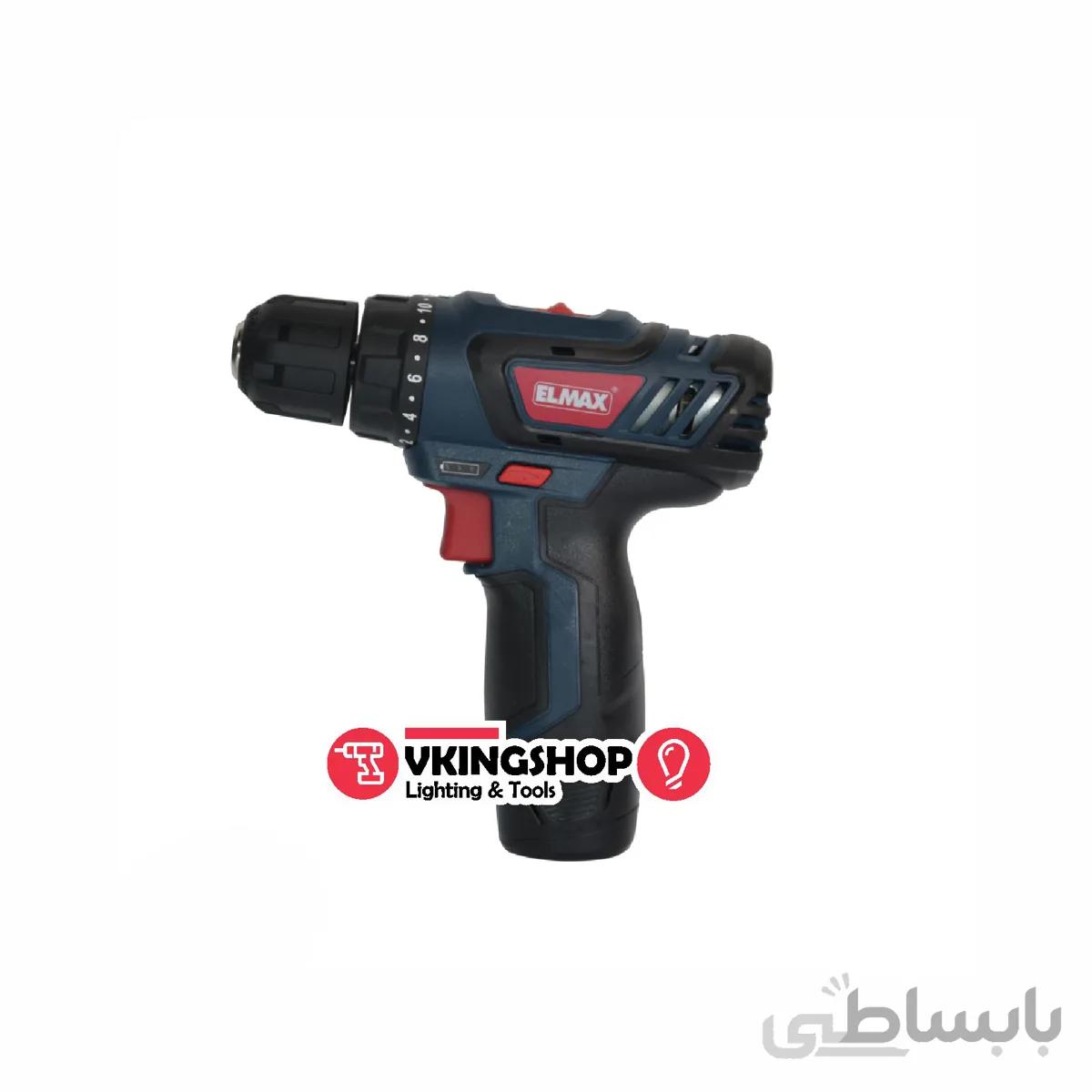 دریل شارژی 12 ولت لیتیومی المکس مدل 232