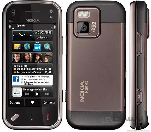 قاب گوشی N97 MINI نوکیا مشکی DOOR+FRAME N97 MINI NOKIA BLACK