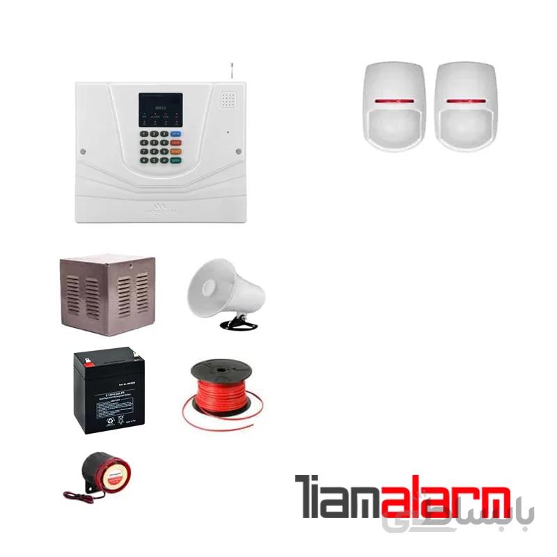 پکیج دزدگیر اماکن با سیم مدل مستر سیم کارتی و تلفنی m930py2