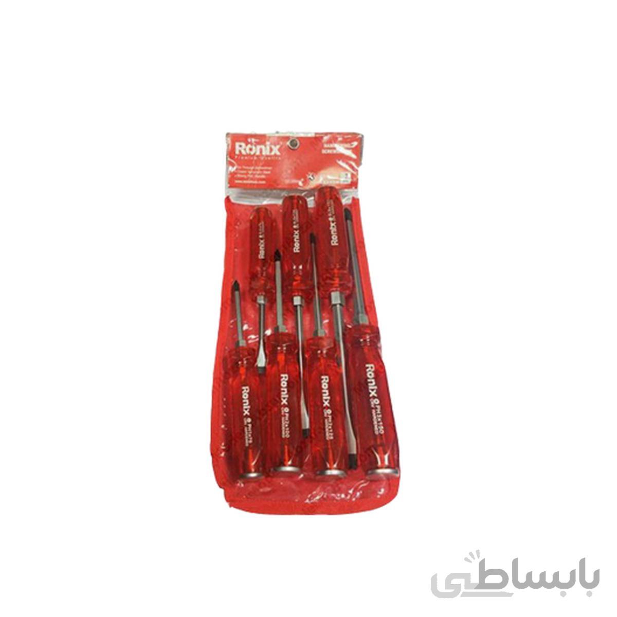 پیچگوشتی کیفی 7 عددی ضربهخور حرفهای Ronix مدل RH-2906 ا Ronix RH-2906 professional 7-digit quality impact screwdriver