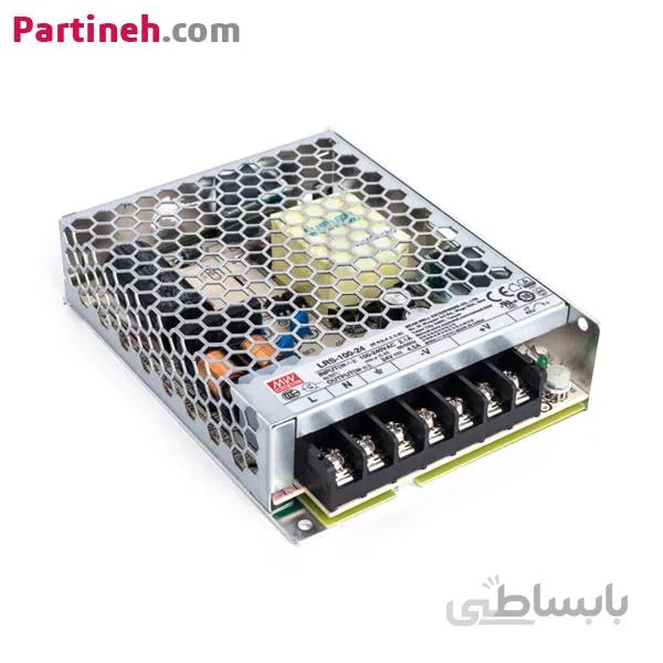 منبع تغذیه سوئیچینگ 24 ولت 4.5 آمپر مدل LRS-100-24 برند مینول (MEAN WELL) ا LRS-100-24