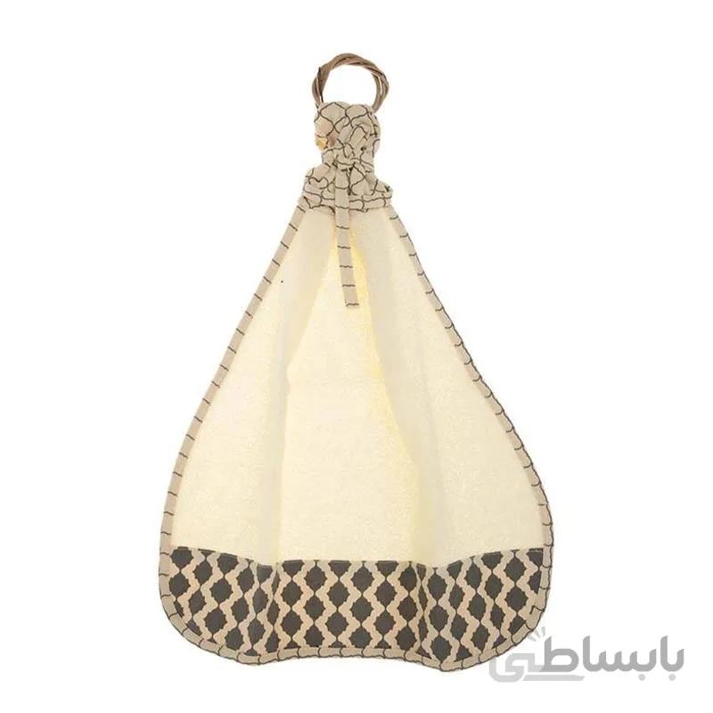 حوله اشپزخانه کتان طرح کندو