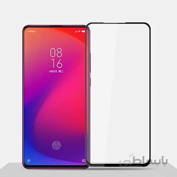 گلس تمام چسب Xiaomi Mi 9T مشکی ا Full Cover Glass For Xiaomi Mi 9T
