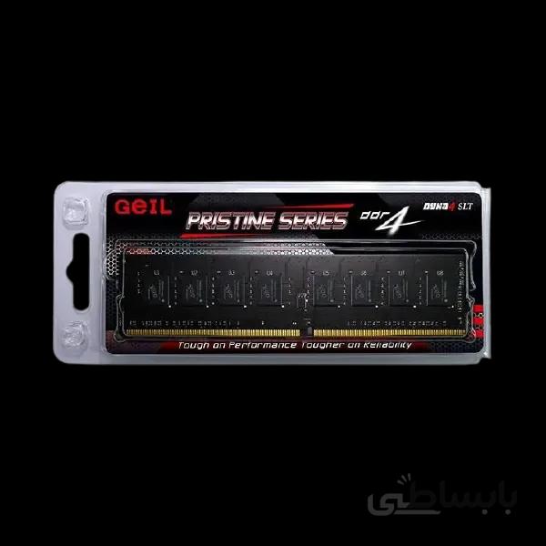 رم دسکتاپی تک کاناله مدل RAM 8GB DDR4 2400MGH Pristine GEAIL