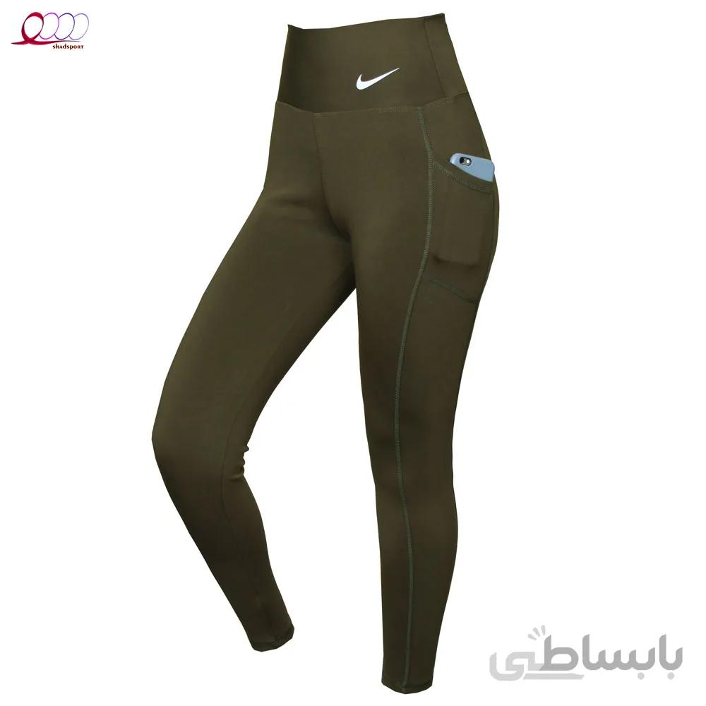 لگ ورزشی زنانه غواصی بغل جیب طرح نایک