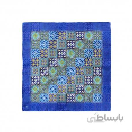 پوشت (دستمال جیب) چند کاشی آبی