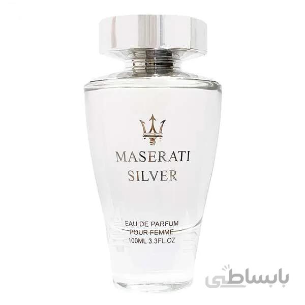 ادکلن زنانه مازراتی سیلور MASERATI Silver میل 100 ا شناسه کالا: 120791