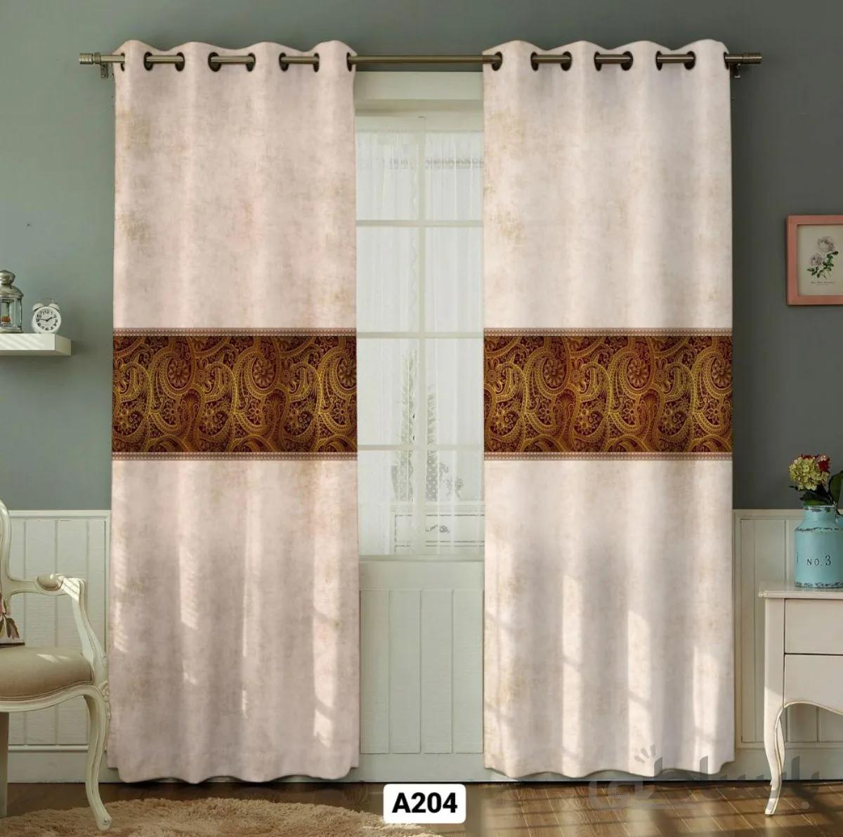 پرده چاپی طرح کلاسیک کد A204