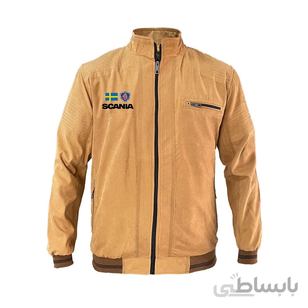 کاپشن بهاری عسلی اسکانیا