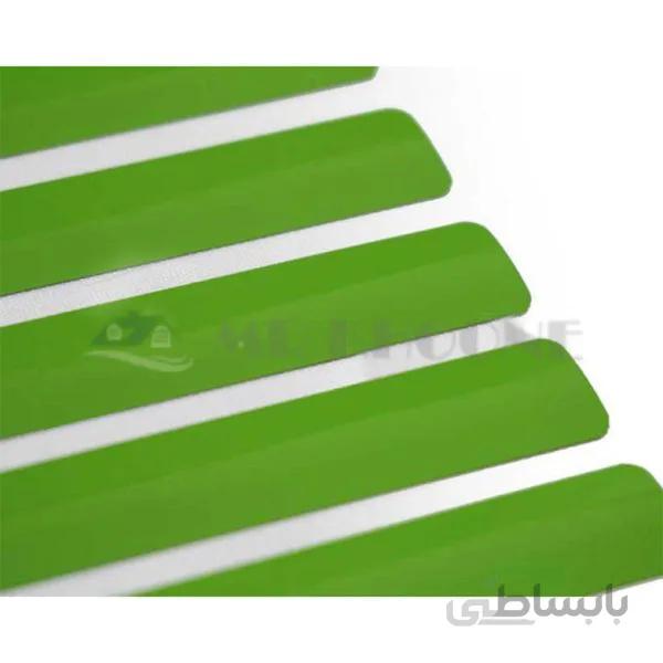 پرده کرکره فلزی سبز 25 میلیمتری