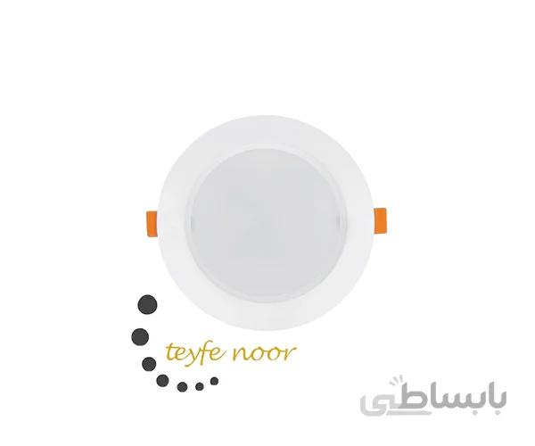 پنل ال ای دی سولاریس 12 وات دایره پارس شعاع توس(30 تایی)